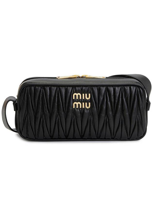 Materasse Nappa Leather Cross Bag Black - MIU MIU - BALAAN 2