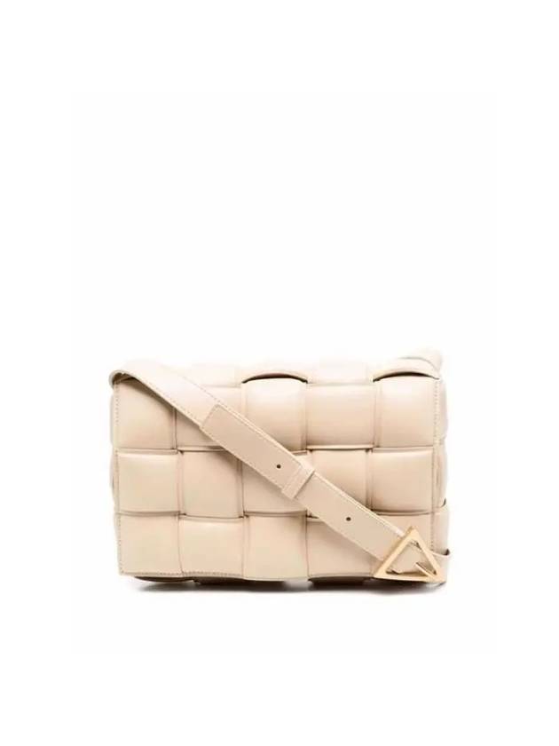 Gold Padded Cassette Cross Bag Porridge - BOTTEGA VENETA - BALAAN 2