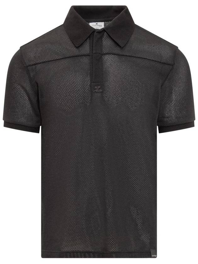 AC mesh PK shirt black - COURREGES - BALAAN 2