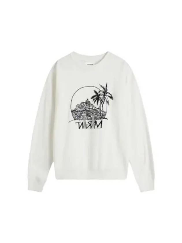 Mikoi Logo Sweatshirt White - ISABEL MARANT - BALAAN 2