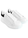 Oversole Glitter Tab Low Top Sneakers White - ALEXANDER MCQUEEN - BALAAN 4