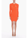 Women's Alfie Short Dress Orange - ISABEL MARANT - BALAAN 3