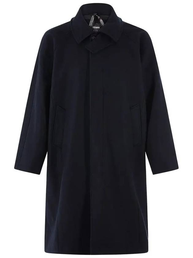 Men's OG Wool Balmacan Coat Navy - OFFGRID - BALAAN 4