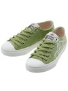 Plimsoll 20 logo canvas low-top sneakers green - VIVIENNE WESTWOOD - BALAAN.