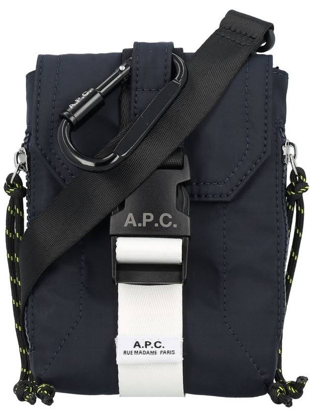 Trek Logo Buckle Nylon Pouch Cross Bag Dark Navy - A.P.C. - BALAAN 2