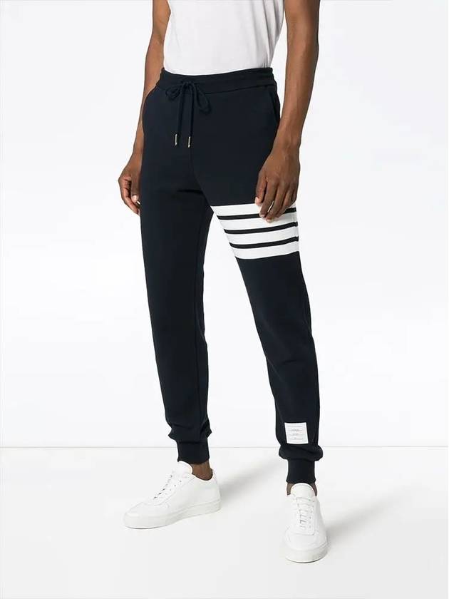 Men's Classic Loopback Engineered 4 Bar Classic Sweatpants Navy - THOM BROWNE - BALAAN 5