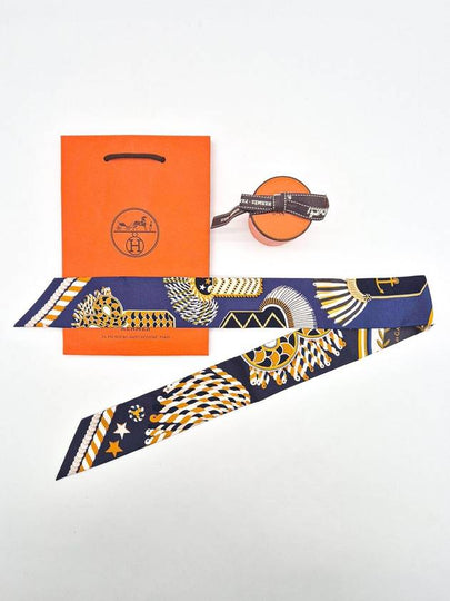 Epaulettes De Gala Twilly Scarf Marine - HERMES - BALAAN 2