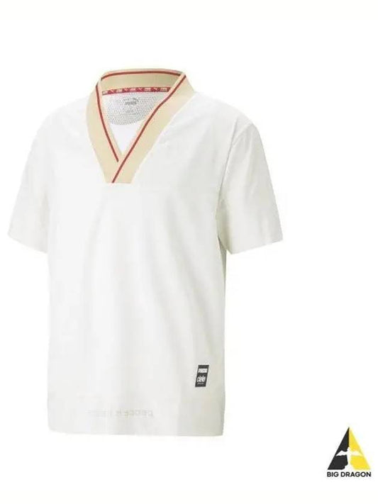 Celle Run Short Sleeve T Shirt Ivory Beige 523422 66 - PUMA - BALAAN 1