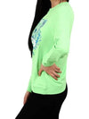 Women's Tiger Embroidery Sweatshirt Lime 4X0 2SW705 - KENZO - BALAAN 4