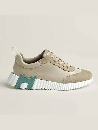 Bouncing Low Top Sneakers Beige - HERMES - BALAAN 2