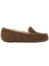 Ansley Fur Moccasin Loafer Chestnut - UGG - BALAAN.