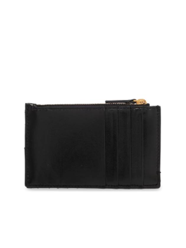 Greca Goddess Zip Card Wallet Black - VERSACE - BALAAN 4