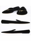 I760012 NERO Velvet Flat Shoes Loafers - GIUSEPPE ZANOTTI - BALAAN 2