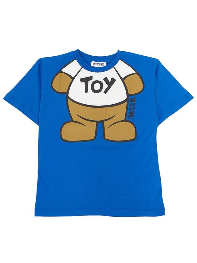 Kids short sleeved t shirt HXM03R LAA33 40289 Adults can wear - MOSCHINO - BALAAN 1