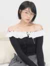 Frill Crop Cardigan Black - ZIZEMUSEUM - BALAAN 2