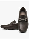 Gancini Ornament Driving Shoes Brown - SALVATORE FERRAGAMO - BALAAN 4