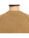 Men’s Merino Wool Knit Top Brown - TEN C - BALAAN 8