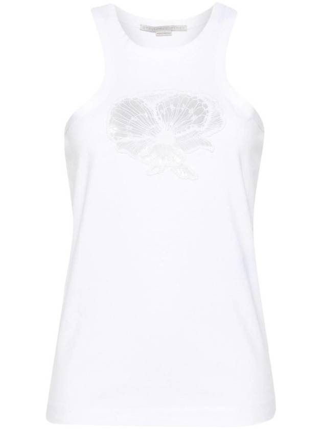 floral embroidery tank top 6J02783SPY59 - STELLA MCCARTNEY - BALAAN 1