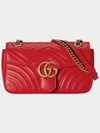 GG Marmont small shoulder bag red 443497 - GUCCI - BALAAN 1