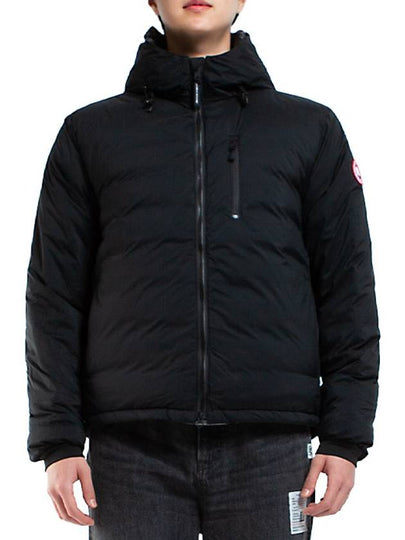 Lodge Down Hooded Padded Jacket Black - CANADA GOOSE - BALAAN 2