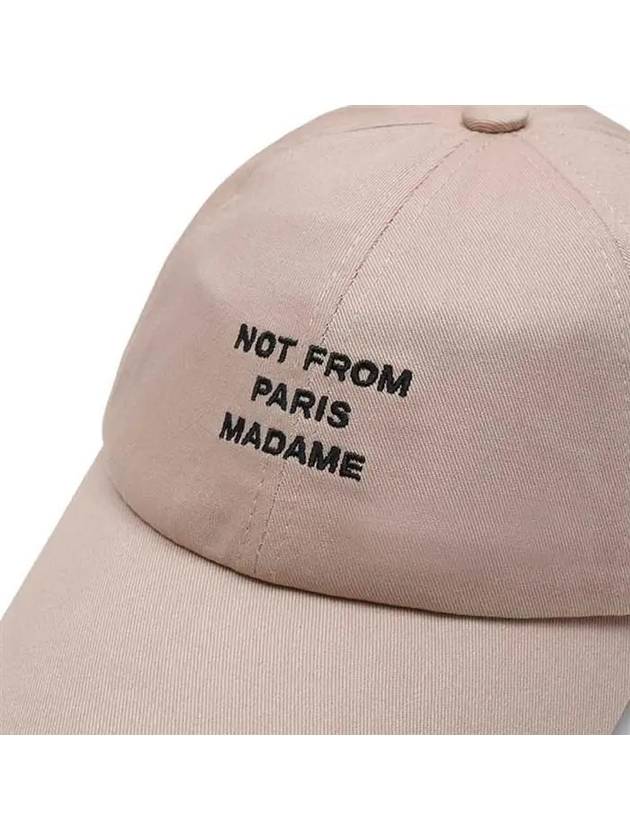 Drold Monsieur NFPM slogan embroidery ball cap PERM PCAP2 BG - DROLE DE MONSIEUR - BALAAN 4