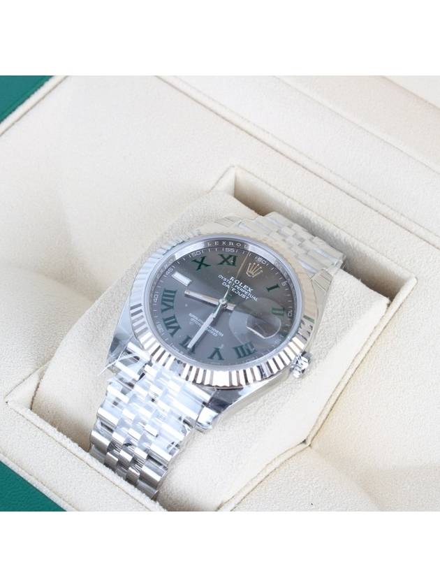 21 years with Rolex Datejust steel slate - ROLEX - BALAAN 6