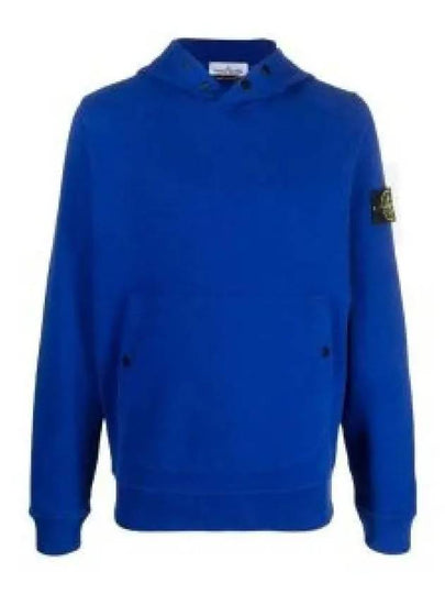 Garment Dyed Hoodie Blue - STONE ISLAND - BALAAN 2