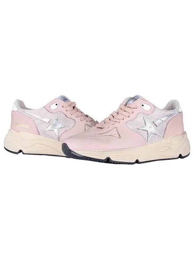 Running Sole Sports Low Top Sneakers Silver Pink - GOLDEN GOOSE - BALAAN 2