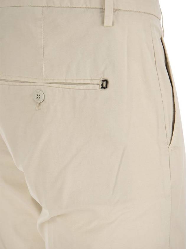 ALFREDO - Slim-fit cotton trousers - DONDUP - BALAAN 4