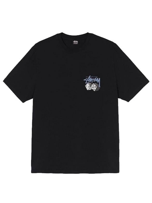 Roll the Dice T Shirt Black Men - STUSSY - BALAAN 2