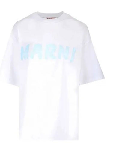 24 THJET49EPHU SCS11 L4W01 LOGO COTTON T SHIRT - MARNI - BALAAN 1