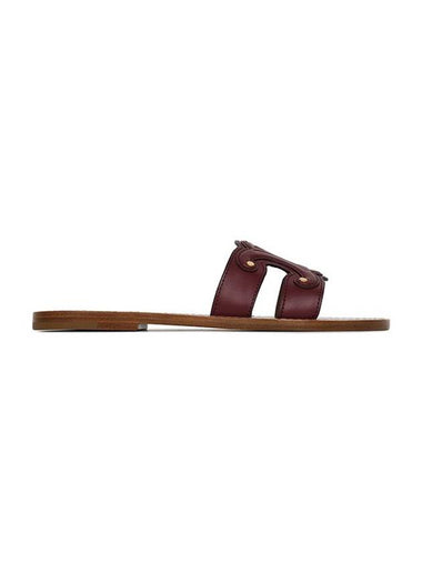 Triomphe Mule Calfskin Light Burgundy - CELINE - BALAAN 1