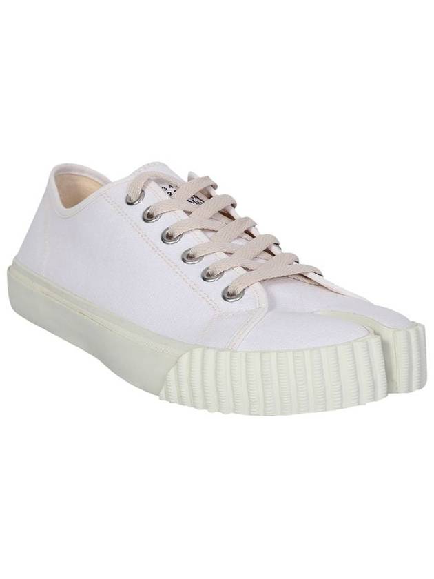 Tabi Cotton Low Top Sneakers White - MAISON MARGIELA - BALAAN 3