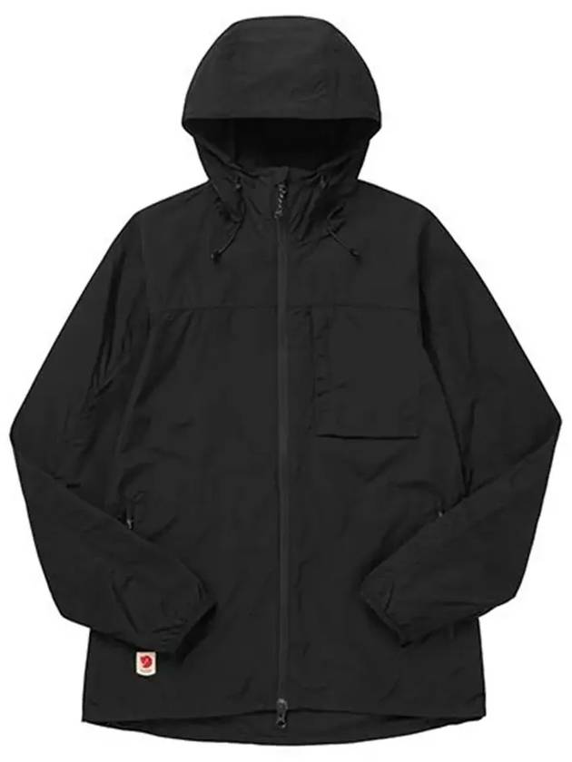 Women's High Coast Windbreaker Black - FJALL RAVEN - BALAAN 5