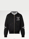 1AFXKW Graphic Intarsia Zipper Cotton Hoodie - LOUIS VUITTON - BALAAN 1