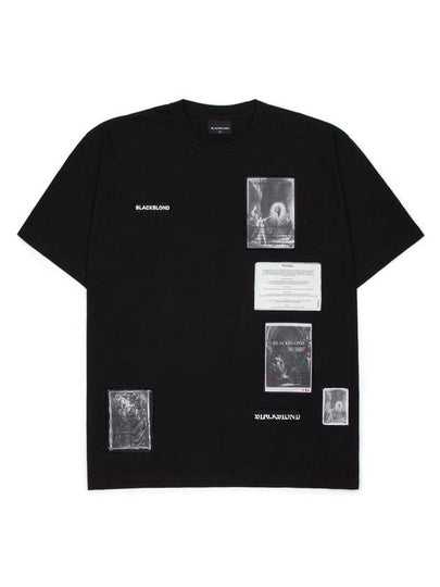 Renaissance Patch T Shirt Black - BLACKBLOND - BALAAN 2