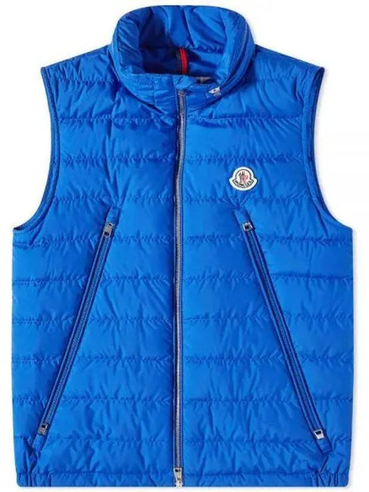 Albyt Padded Down Vest Blue - MONCLER - BALAAN 2