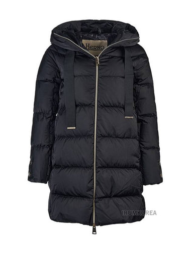 Women s Hooded Padded Jacket PI1304D 12170Z 9300 - HERNO - BALAAN 1