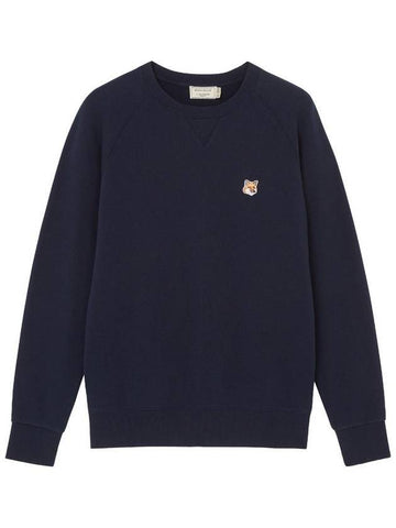 Fox Head Patch Classic Sweatshirt Navy - MAISON KITSUNE - BALAAN 1