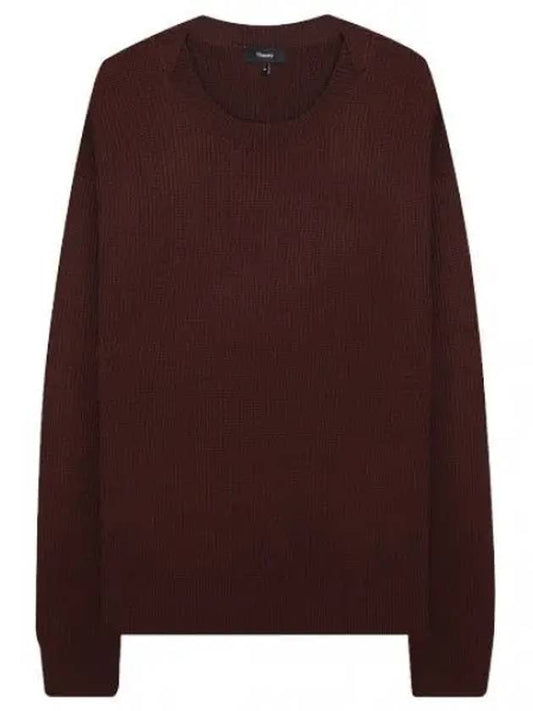 Knit llama wool crewneck sweater - THEORY - BALAAN 1