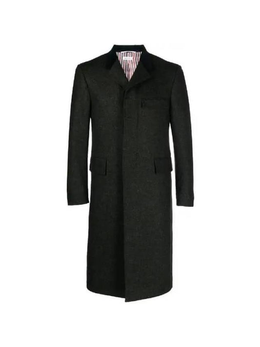 Classic Chesterfield Oversized Single Coat Green - THOM BROWNE - BALAAN 2