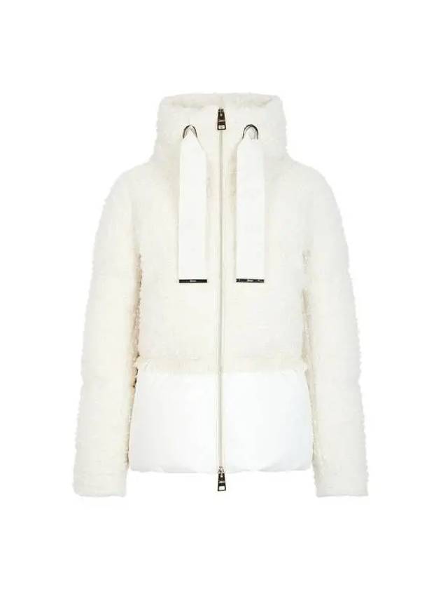 Women s color block goose down padded jacket cream 271172 - HERNO - BALAAN 1