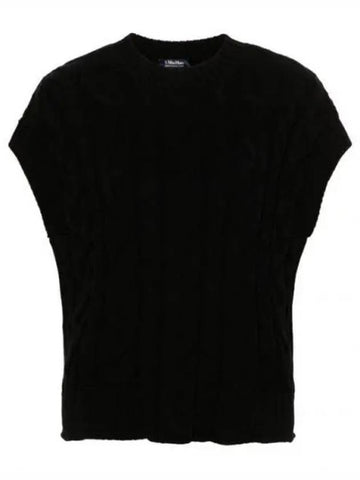 Eric Cotton Vest Black - MAX MARA - BALAAN 1