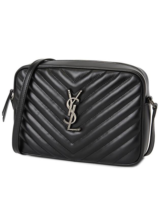 Roux Quilted Cross Bag Black - SAINT LAURENT - BALAAN 3