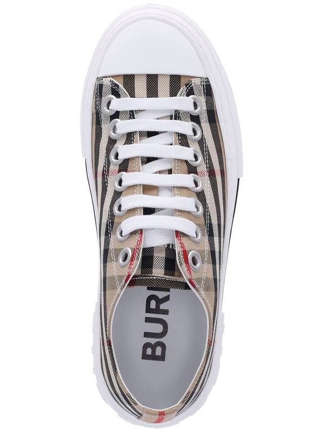 Vintage Check Cotton Sneakers Archive Beige - BURBERRY - BALAAN 6