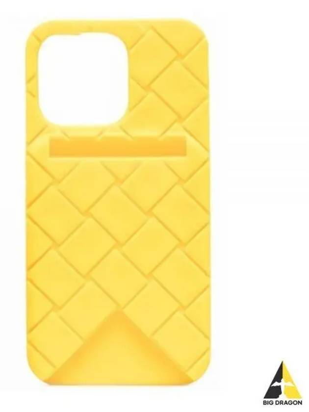 Intrecciato iPhone 13 Pro Phone Case Lemon - BOTTEGA VENETA - BALAAN 2