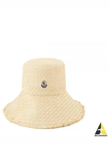 24 3B00036 0U339 21E Raffia Hat - MONCLER - BALAAN 1