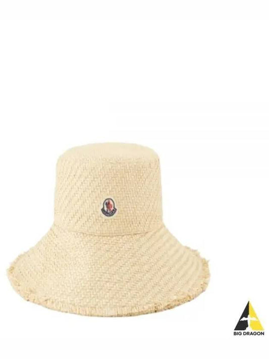 3B00036 0U339 21E Raffia Hat - MONCLER - BALAAN 1