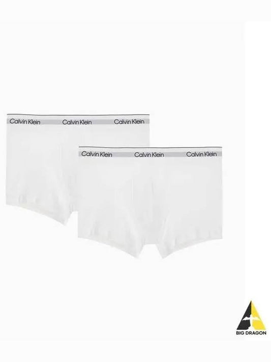 UNDERWEAR Men s Modern Cotton Stretch Trunks 2PK NB3985100 - CALVIN KLEIN - BALAAN 1