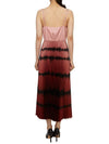 Curtis Women s Sleeveless Long Pleated Dress WD650Z BLACK RED Knit Set - ALLSAINTS - BALAAN 5